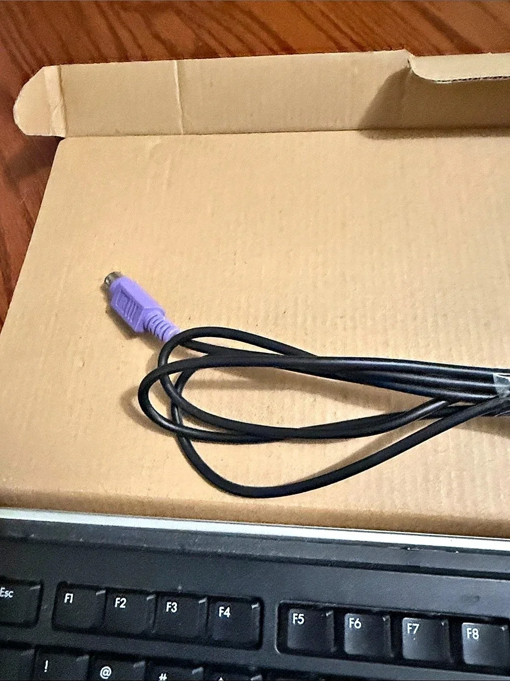 HP Wired USB Keyboard Black & Silver